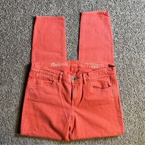 Madewell mid rise skinny ankle‎ 28 stretch denim jeans preppy boho womens